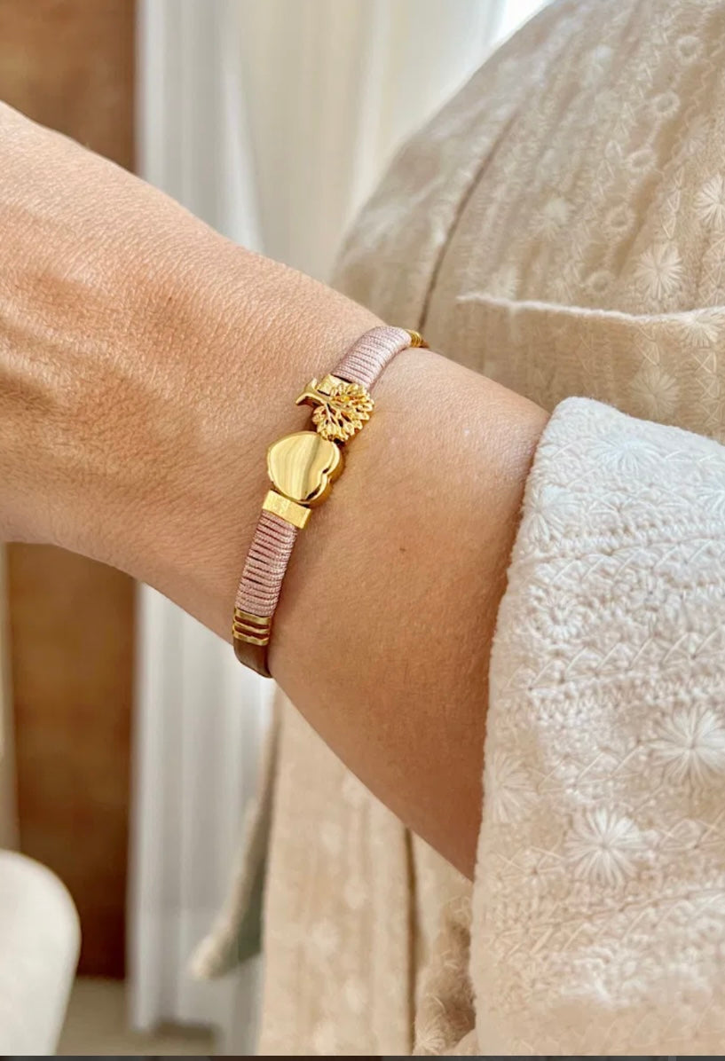 Heart & Tree Duo Bracelet