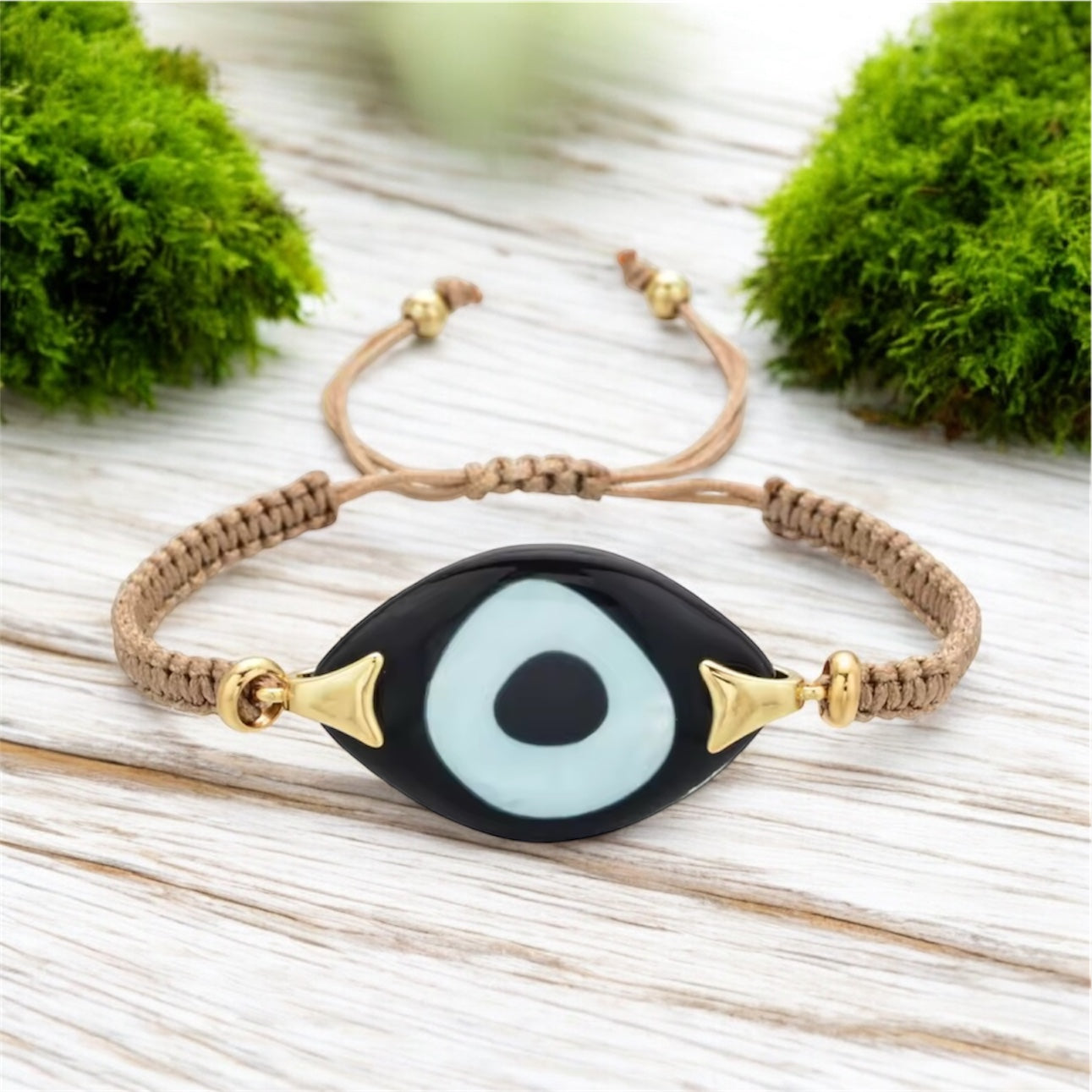 Boho Evil Eye Braided Bracelet