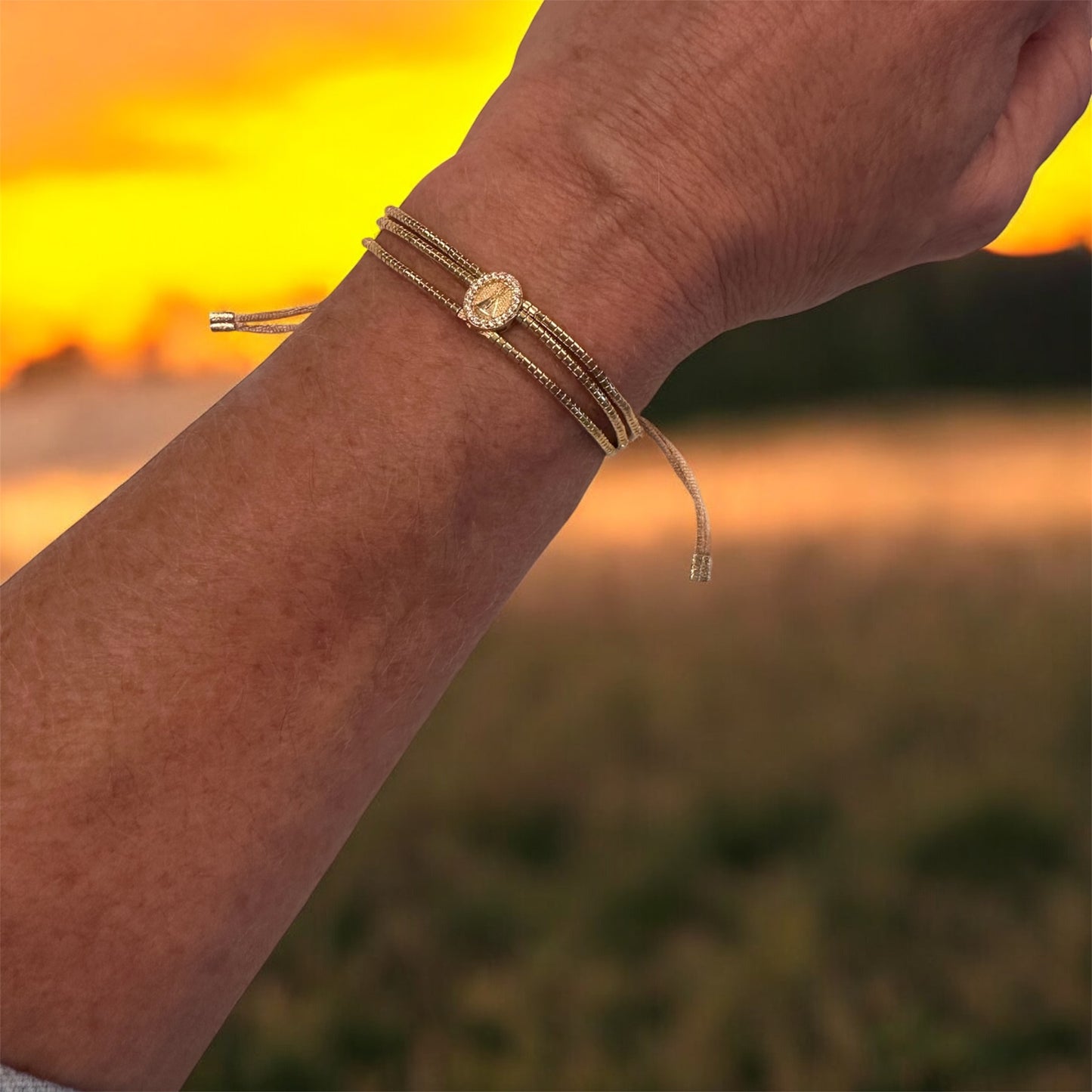 Nossa Senhora Aparecida Golden Bracelet