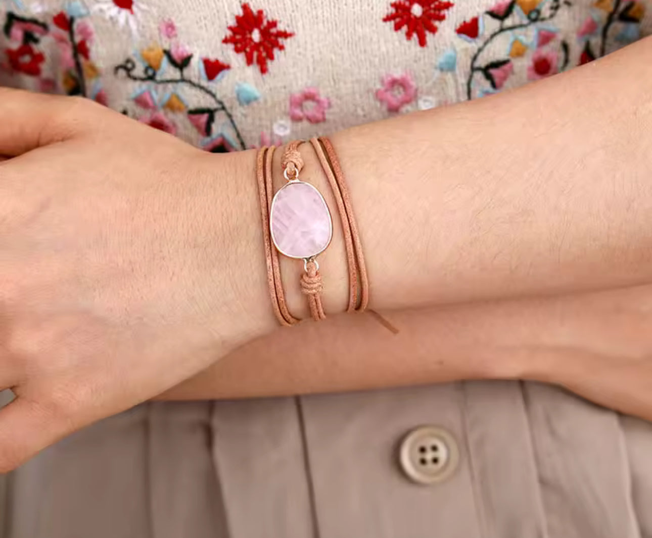 Stone Wrap Bracelet
