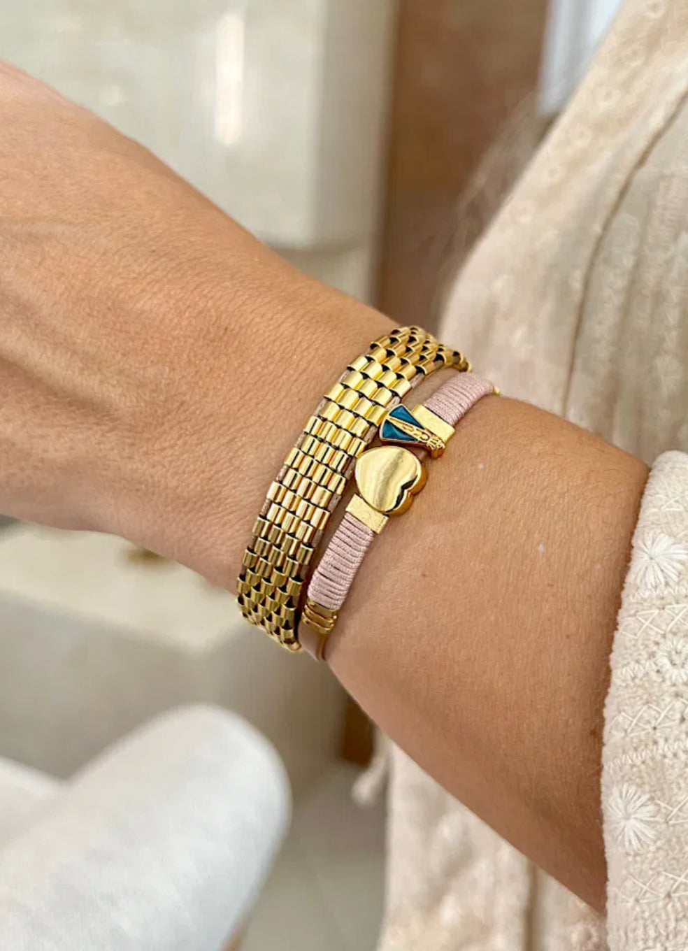 Sacred Heart & Aparecida Bracelet