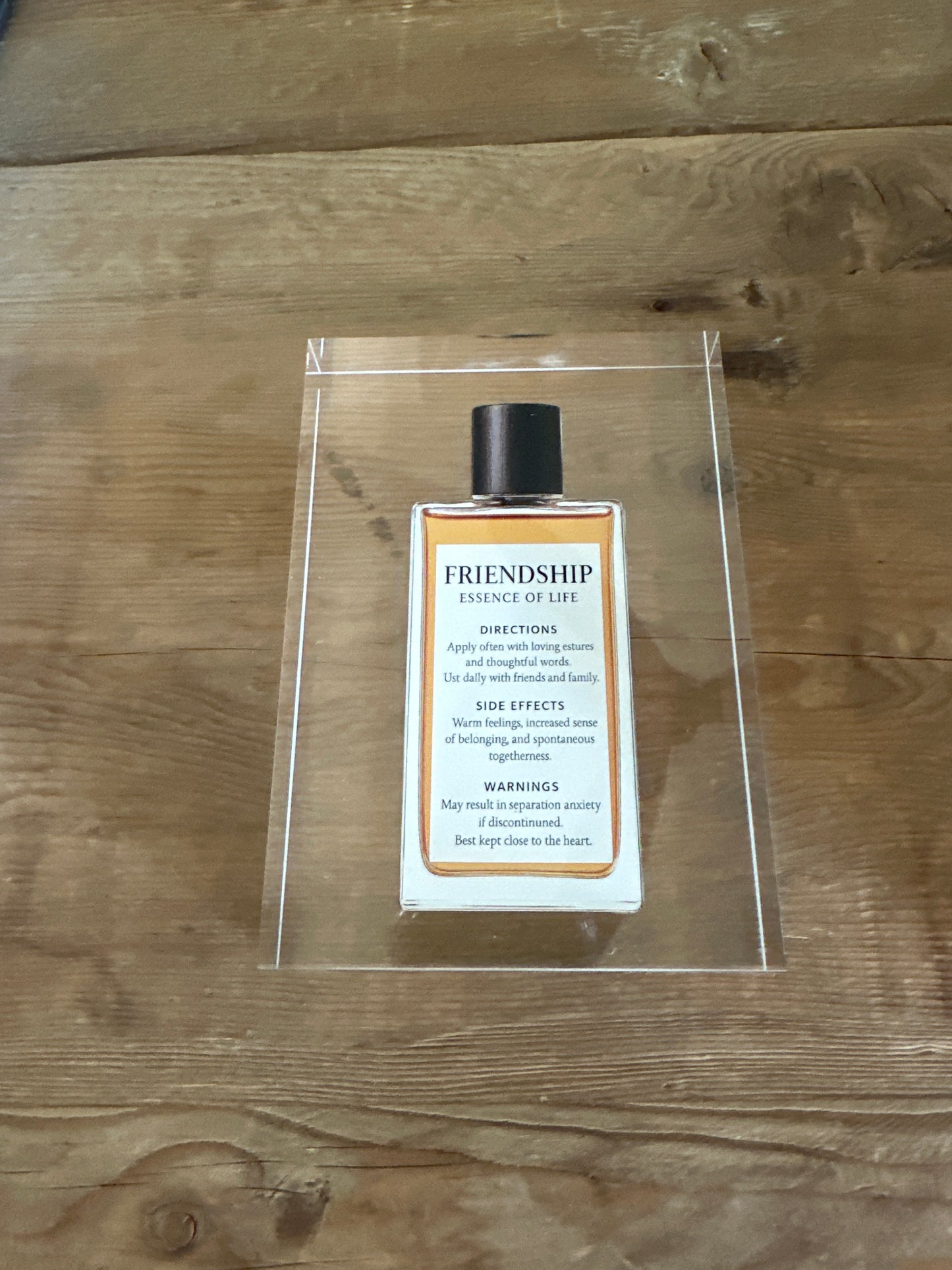 Friendship Acrylic Centerpiece