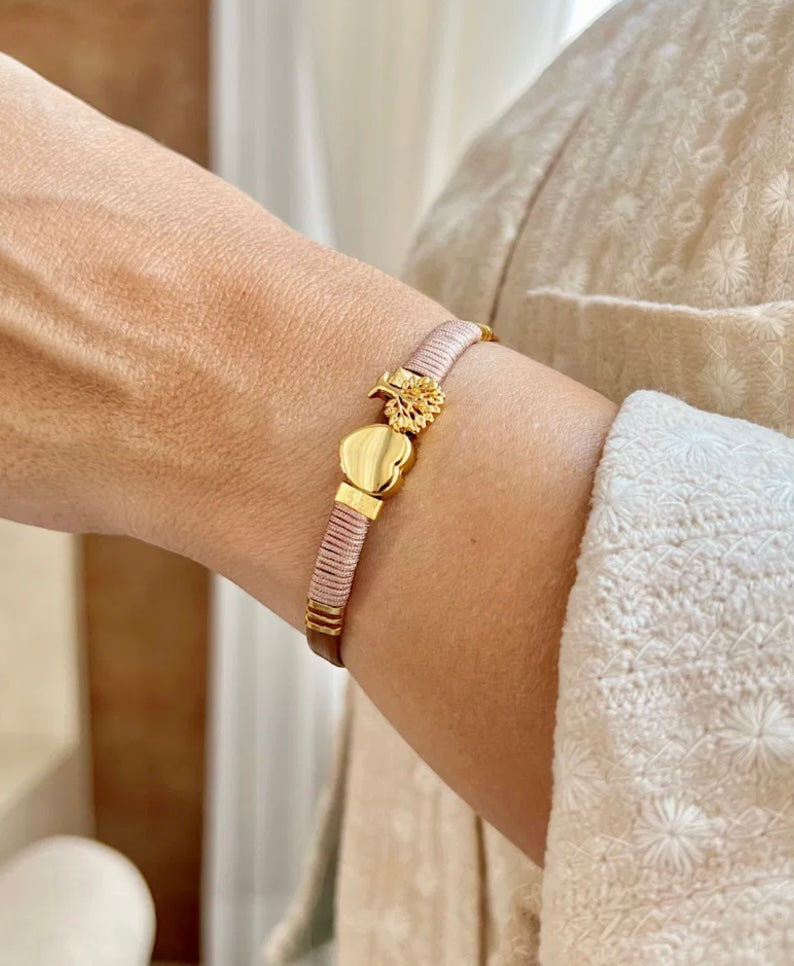 Heart & Tree Duo Bracelet