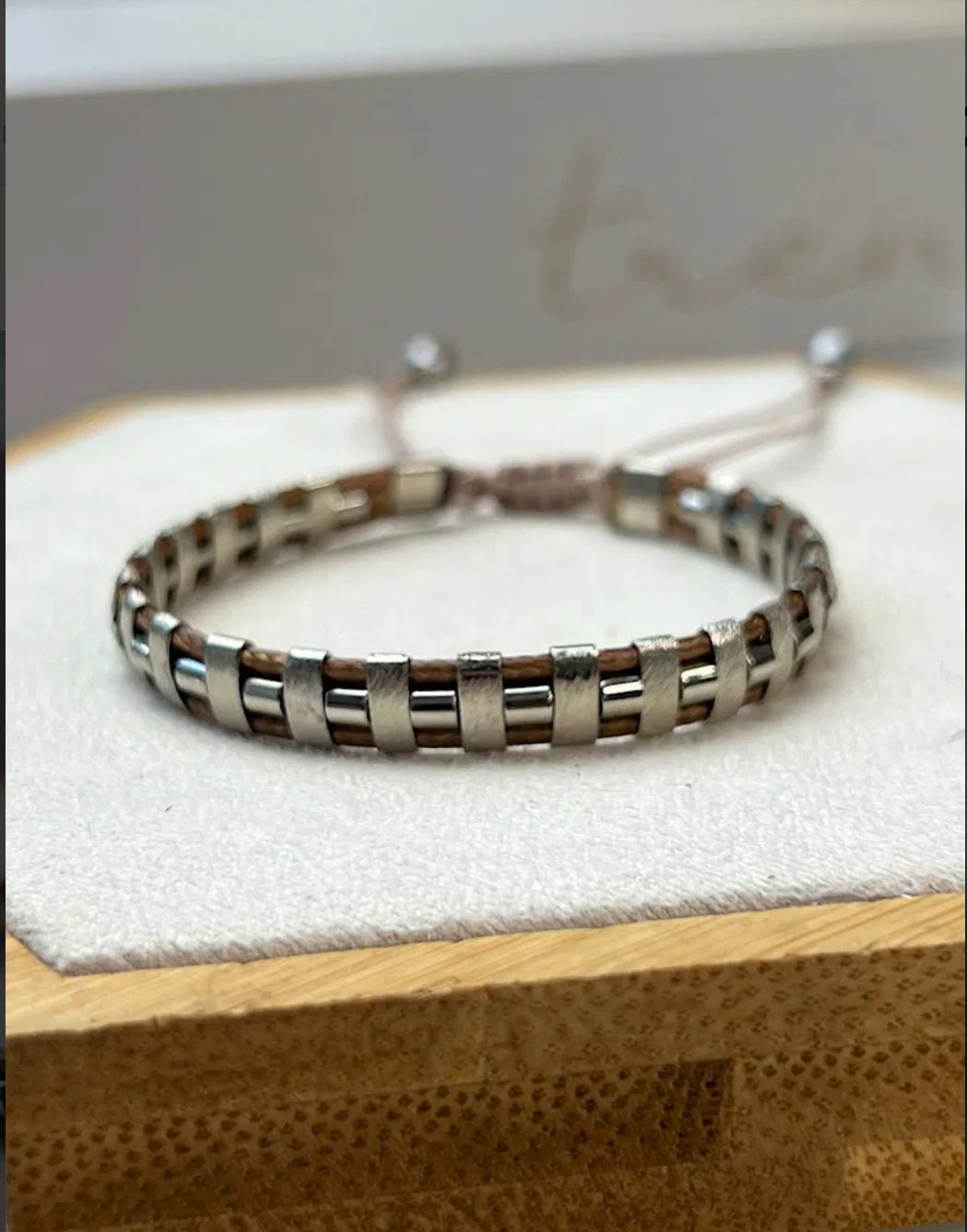 Urban Link Leather Bracelet