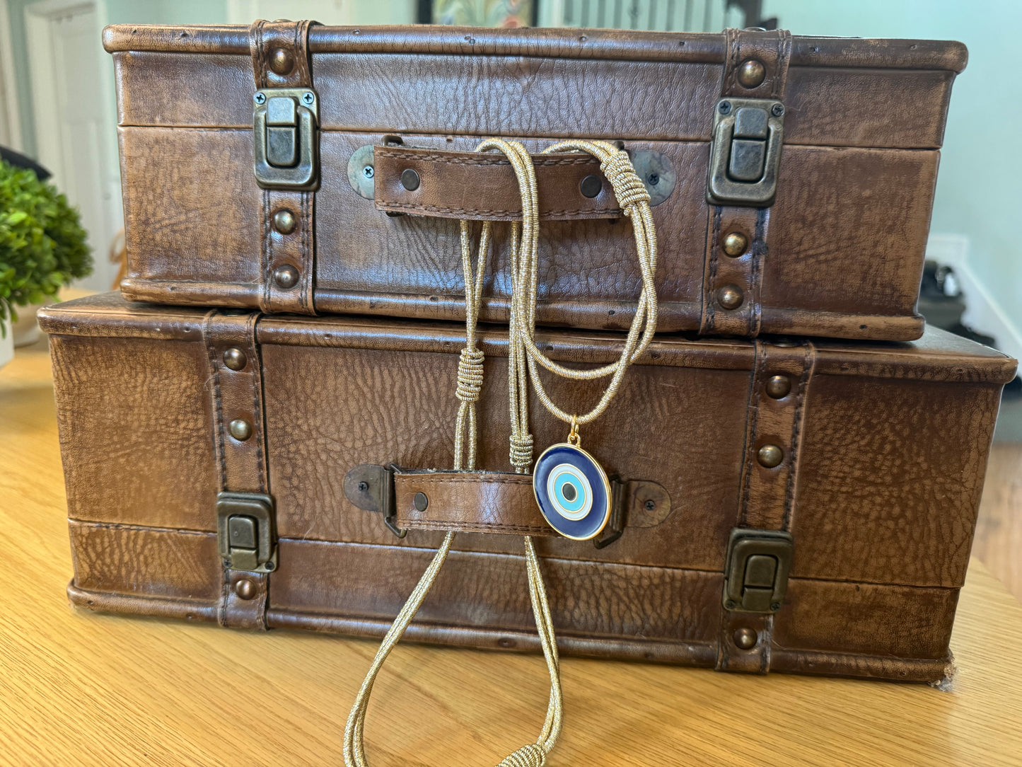 Evil Eye Cord Necklace