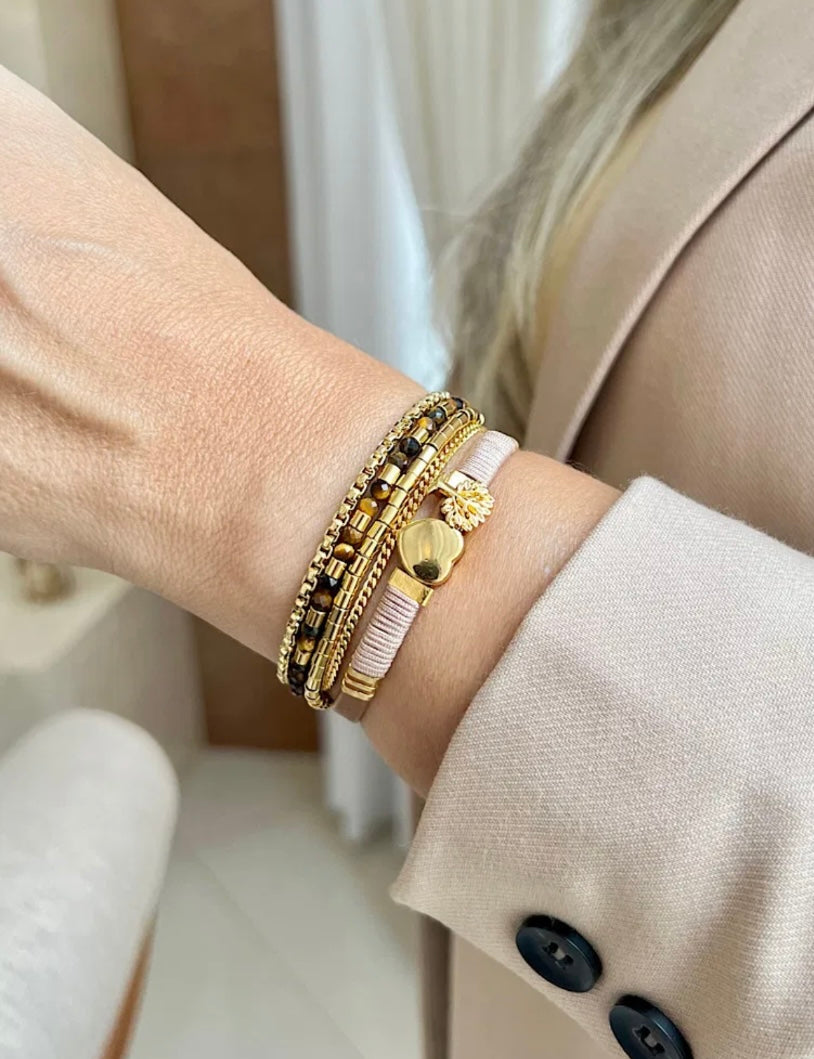 Heart & Tree Duo Bracelet