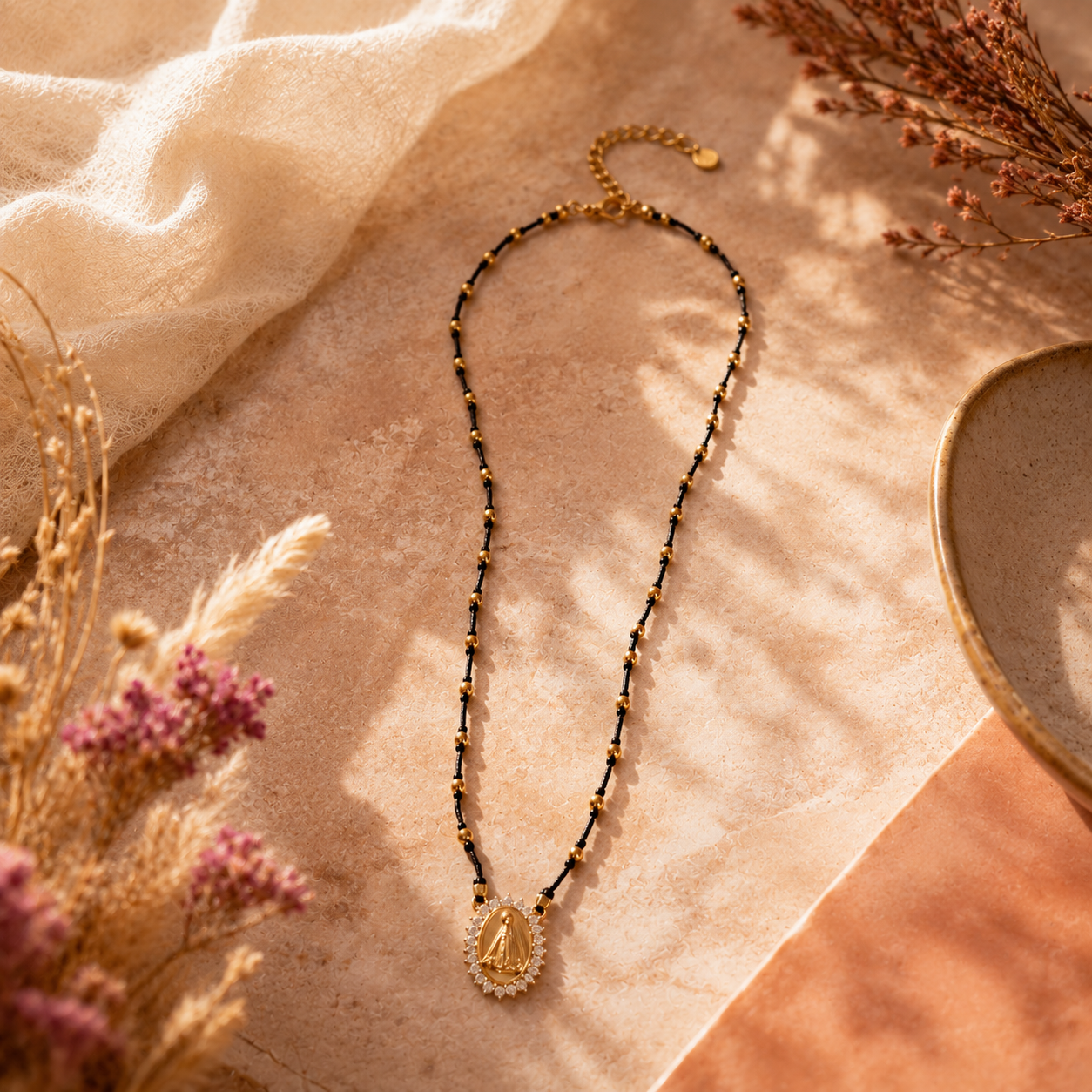 Knotted Lady of Grace Necklace