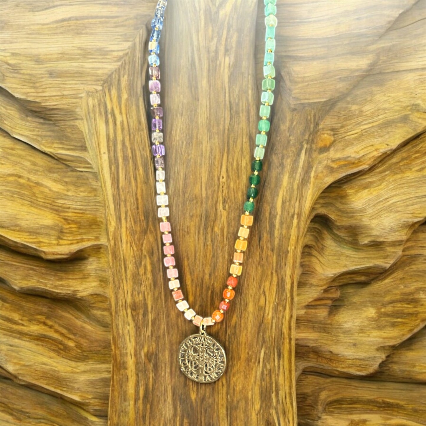 Chakra Saint Benedict Necklace