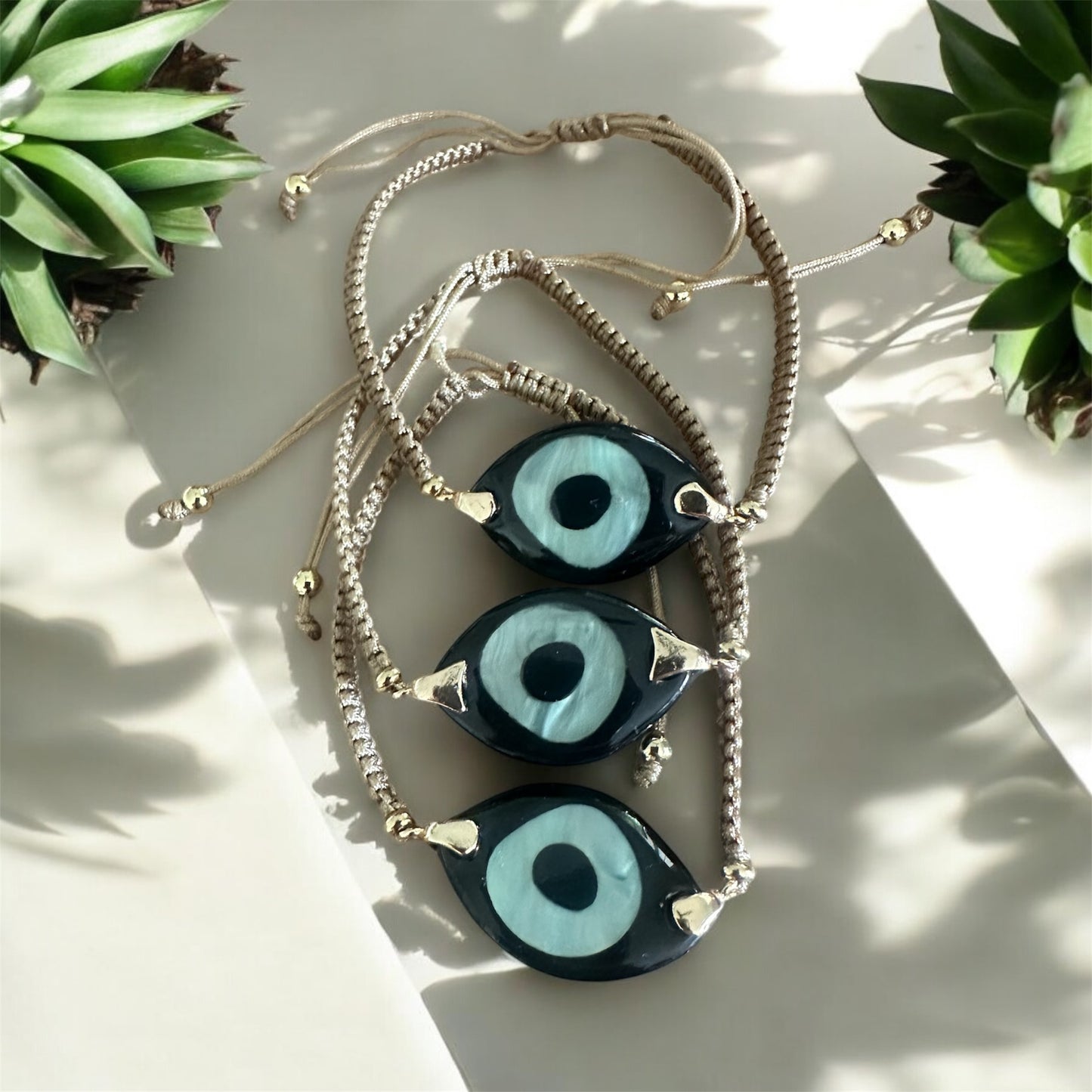 Boho Evil Eye Braided Bracelet