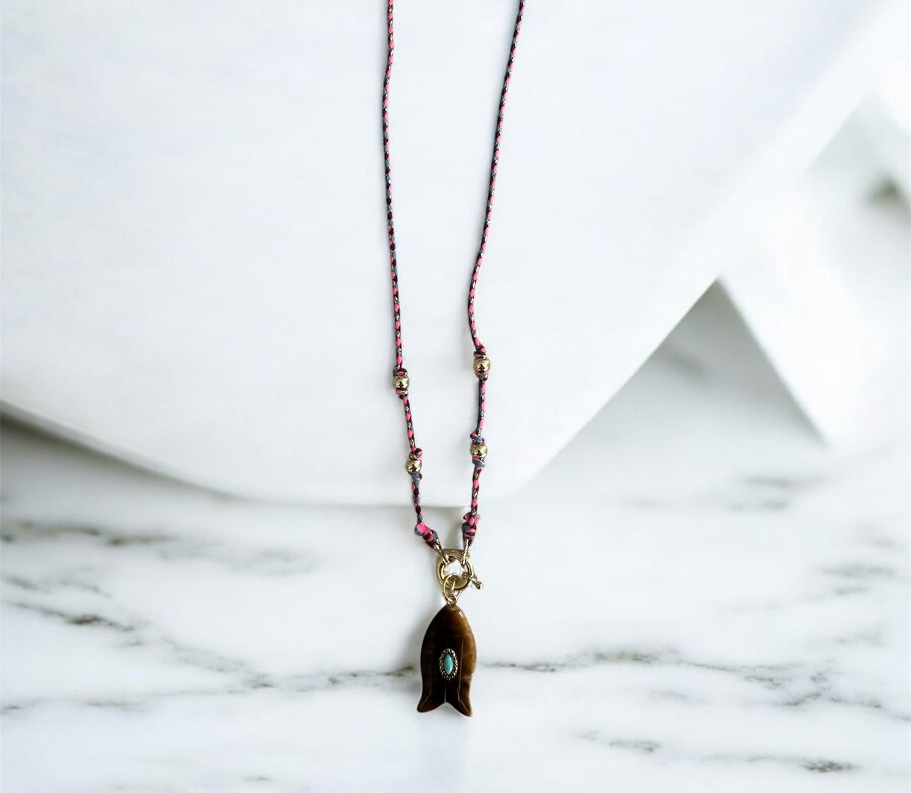 Golden Fish Necklace