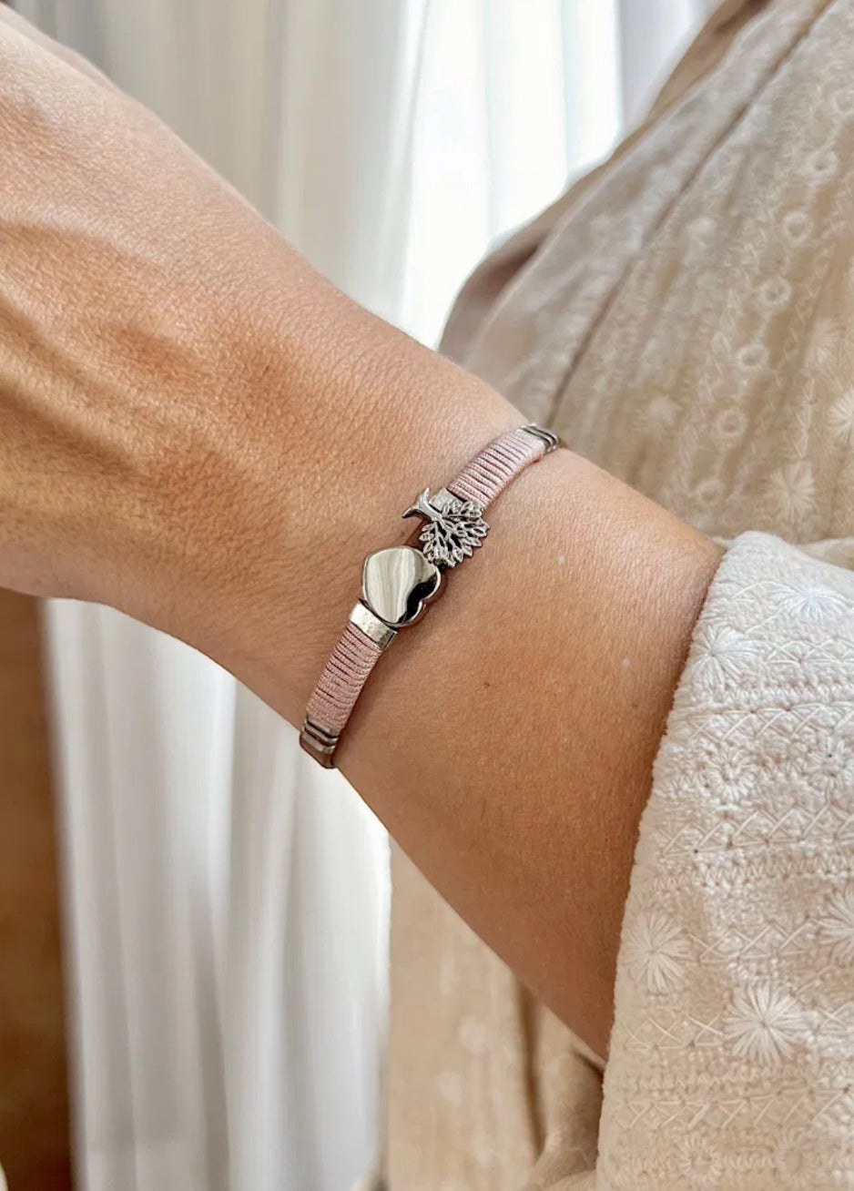 Heart & Tree Duo Bracelet