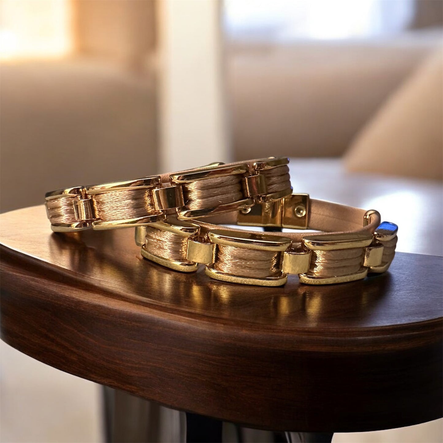 Golden Silk Magnetic Bracelet