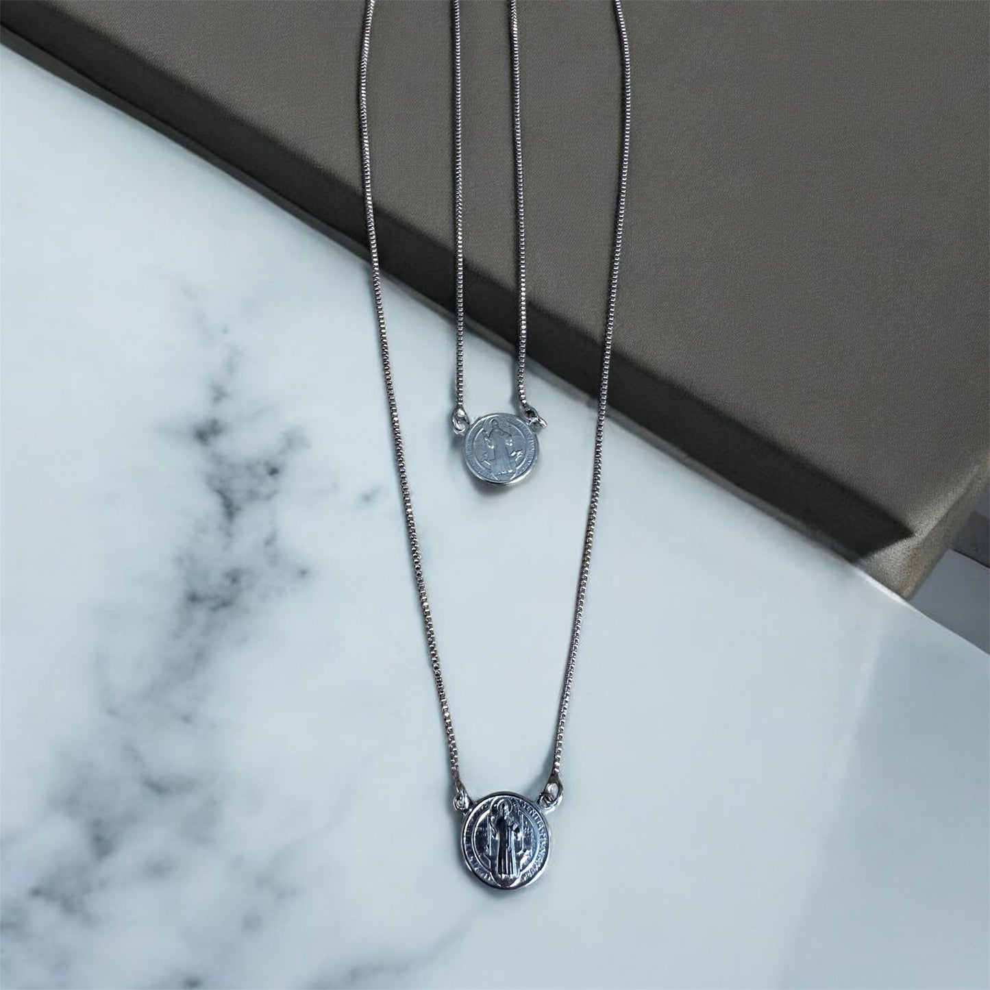 Saint Benedict Scapular Necklace