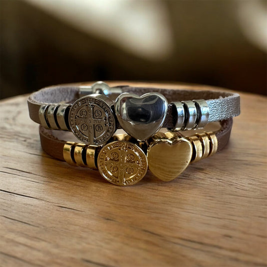 Saint Benedict Heart Bracelet