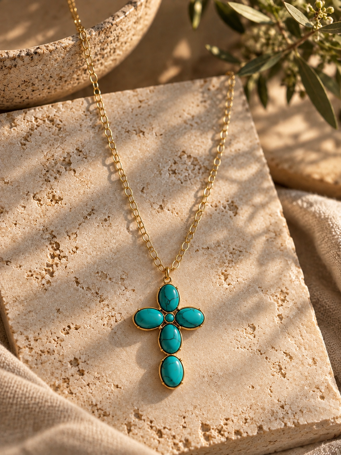 Amara Cross Necklace