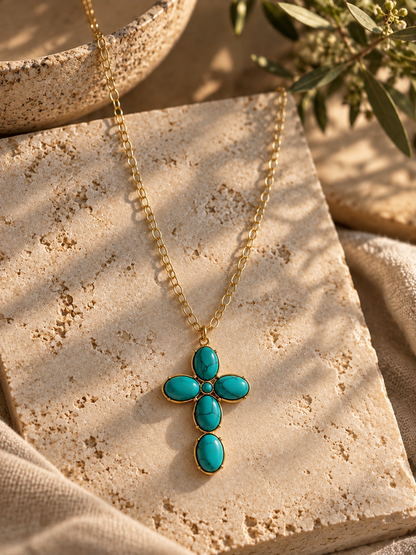 Amara Cross Necklace