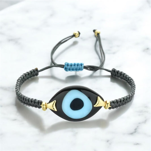 Boho Evil Eye Braided Bracelet