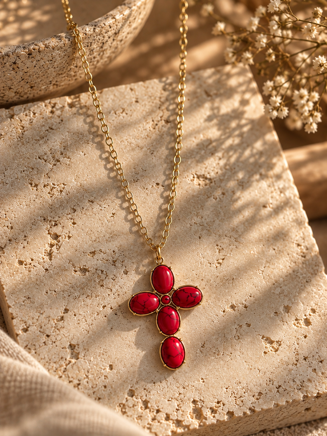 Amara Cross Necklace