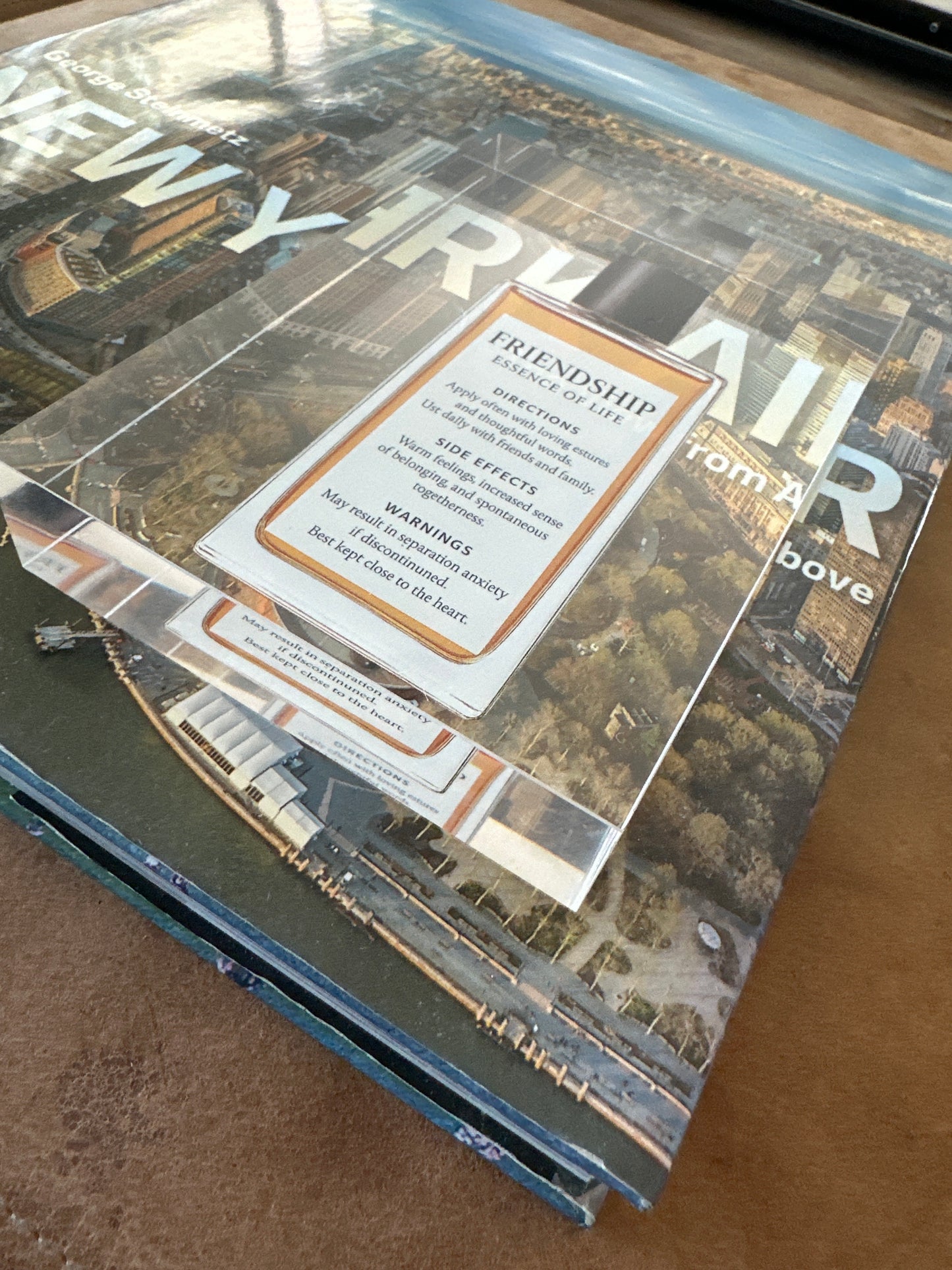 Friendship Acrylic Centerpiece