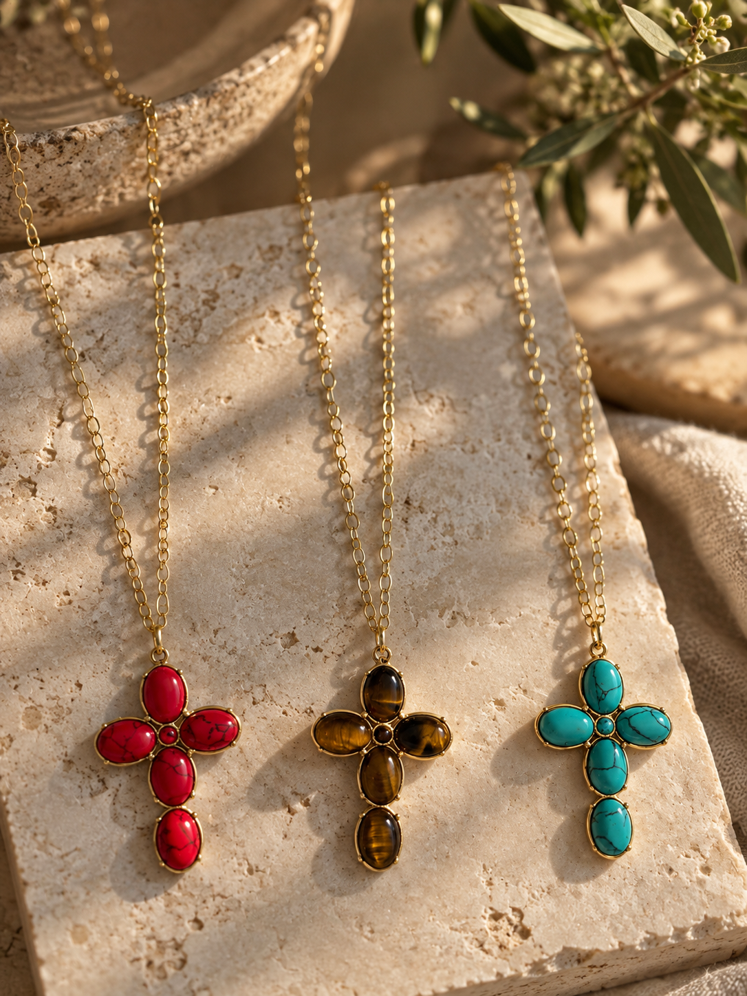 Amara Cross Necklace