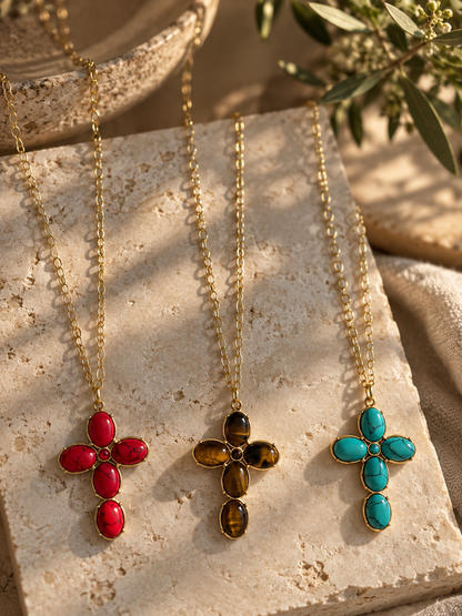 Amara Cross Necklace