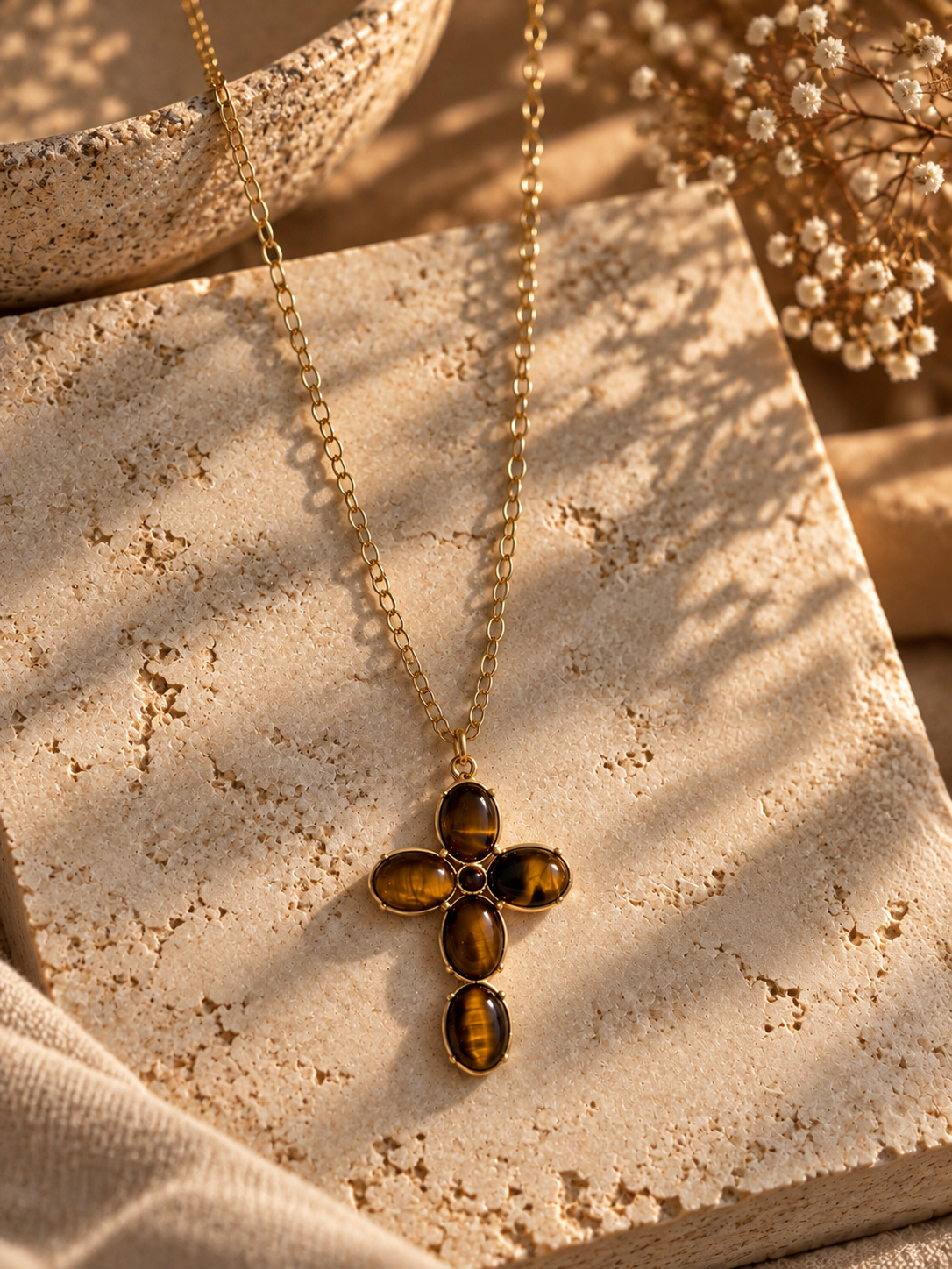 Amara Cross Necklace