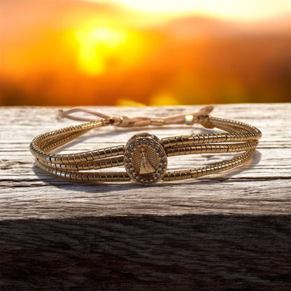 Nossa Senhora Aparecida Golden Bracelet
