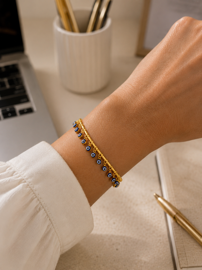 Evil Eye Dangle Bracelet