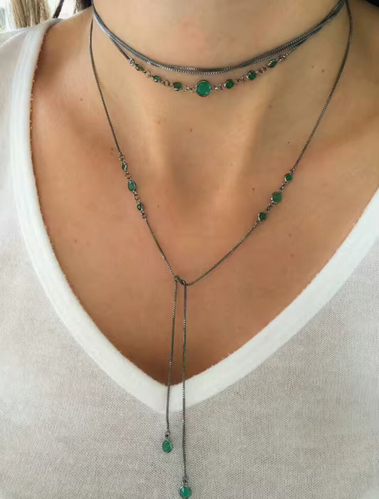 Retro Double Necklace