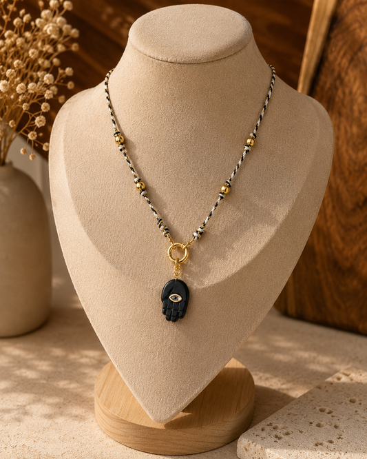 Hamsa Protection Necklace