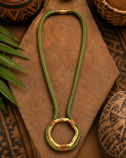 Nomad Circle Statement Necklace