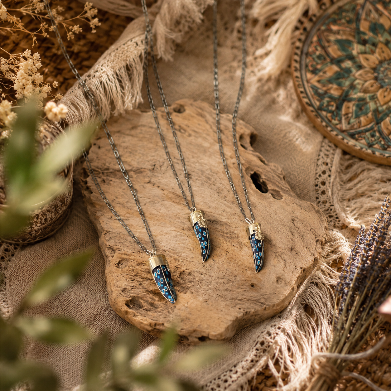 Protection Horn Necklace