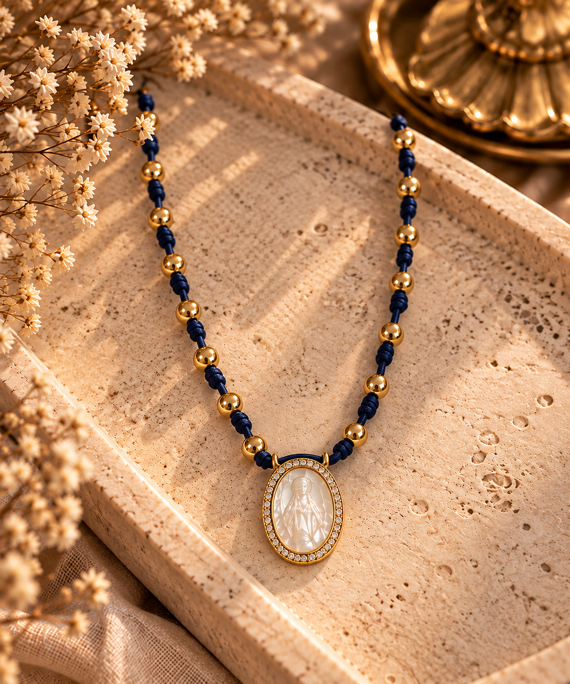 Madonna Knotted Necklace