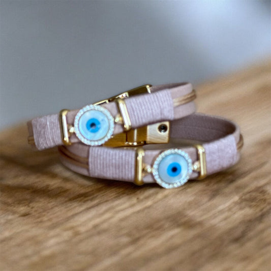 Evil Eye Wrap Bracelet