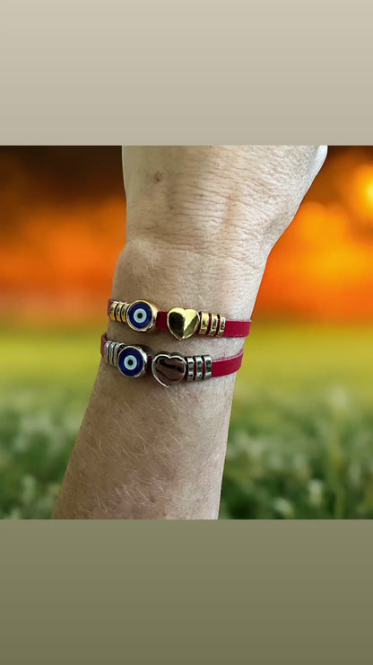 Red Protection Evil Eye Bracelet